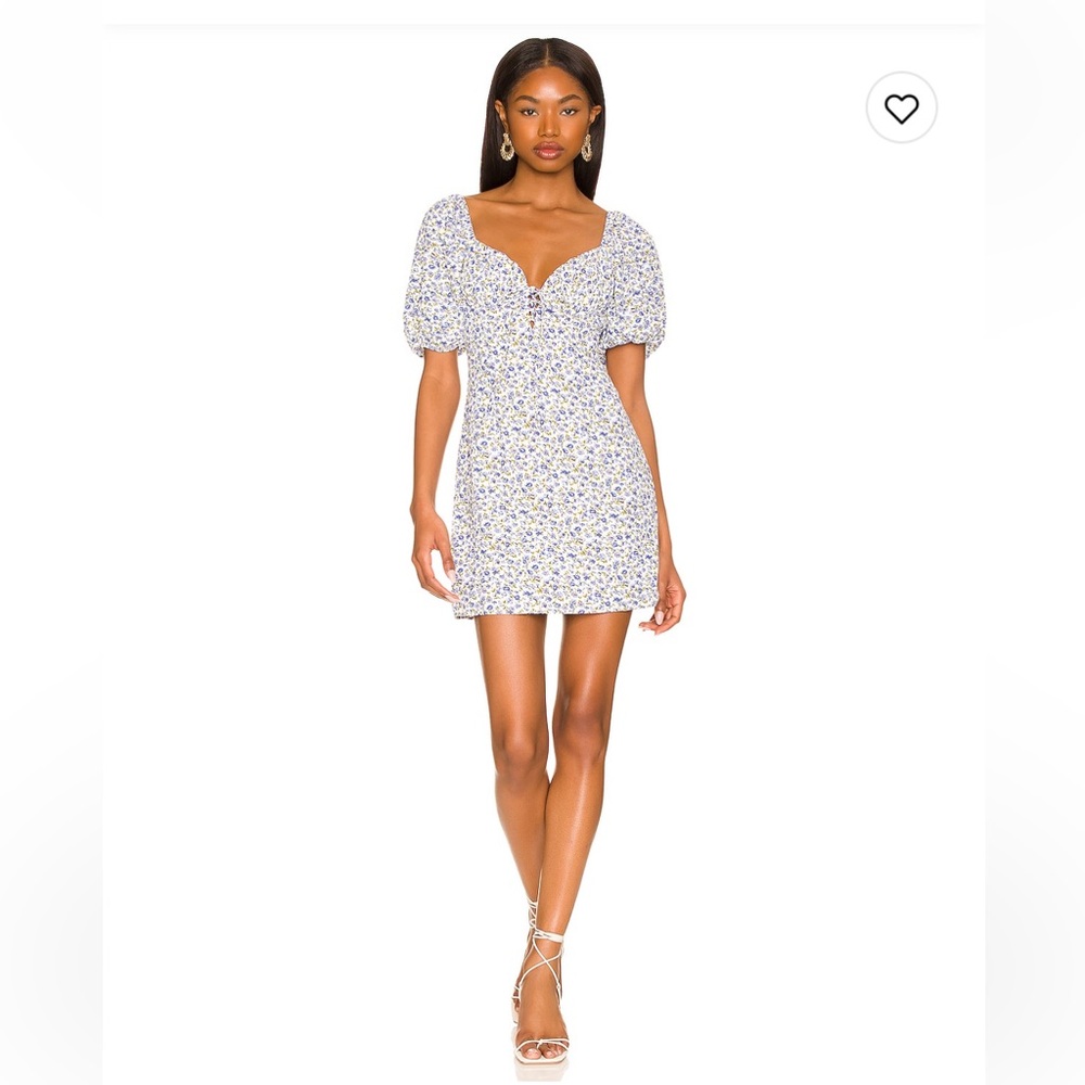 Revolve More to Come Floral Puff Sleeve Dress